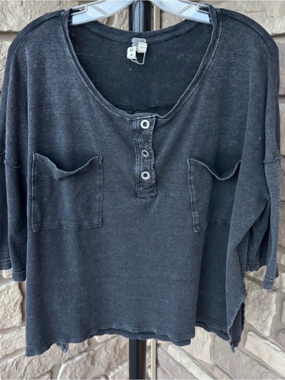 Free People Henley Shirt size medium